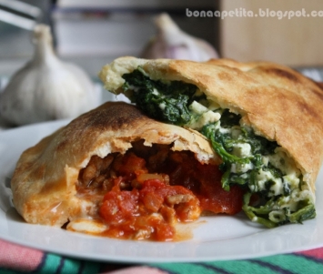 Calzone z dwoma farszami