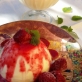 Panna cotta z malinami